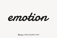 Damion open source font by Vernon Adams