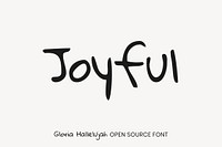 Gloria Hallelujah open source font by Kimberly Geswein