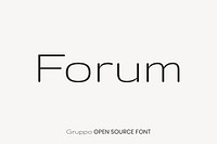 Gruppo open source font by Vernon Adams