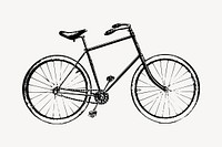 Bicycle, transportation clipart vector. Free public domain CC0 graphic