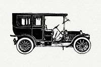Peerless automobile, transportation clipart psd. Free public domain CC0 graphic