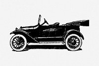 Chevrolet Four Ninety car, vintage transportation illustration. Free public domain CC0 graphic
