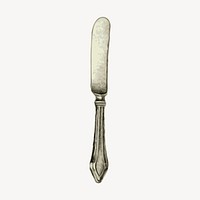 Knife clipart, cutlery illustration vector. Free public domain CC0 image.