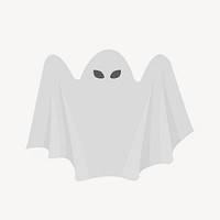 Ghost clipart, Halloween illustration vector. Free public domain CC0 image.