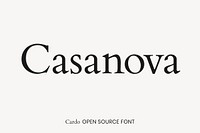 Cardo open source font by David Perry