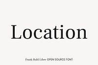 Frank Ruhl Libre open source font by Yanek Iontef