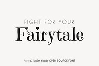 Poiret & Emilys Candy open source font by Denis Masharov, Neapolitan