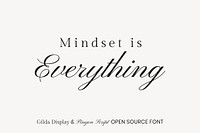 Gilda Display & Pinyon Script open source font by Eduardo Tunni, Nicole Fally