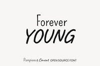 Pompiere & Caveat open source font by Karolina Lach, Impallari Type