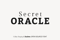 Gilda Display & Kadwa open source font by Eduardo Tunni, Sol Matas