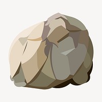 Rock illustration. Free public domain CC0 image.