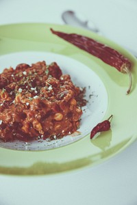 Plate of Chili Con Carne
