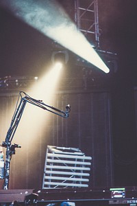 Stage with lighting