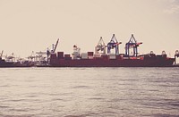 Ship at a port