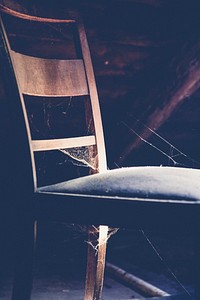Old chair in the attic
