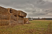 Haystack in a farm