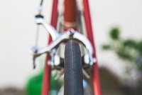 Close of bike brakes