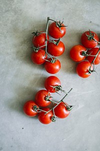 Fresh organic cherry tomatoes food recipe idea