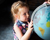 Little Girl Learning Sustainable Lifestyle Science Class