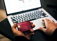 Paying online with a credit card