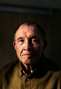 Portrait of senior old man