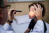 Young patient is getting a diagnose from doctor