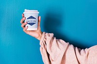 Mockup design space on a coffee cup
