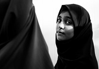Neutral portrait of a Muslim woman