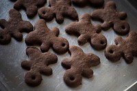Fresh gingerbread cookies