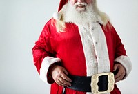 Portrait of a cheerful Santa Claus