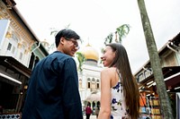Asian couple dating