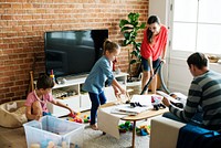 Family spending time together