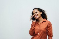 Young lady talking on the phone