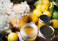 Lemon curd food photography recipe idea