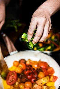 Fresh tomato sauce food photography recipe idea