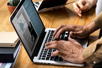 Business people working on a laptop