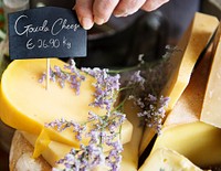 Gouda cheese food photography recipe idea
