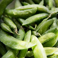 Pea pod close up food photography recipe idea