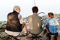 Family on a fishing trip