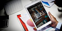 Ideas search on a tablet