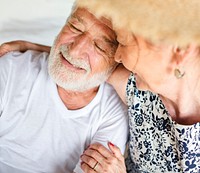 Lovely mature couple on romantic vacation