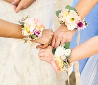 Bridesmaid corsages