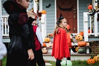 Little kids trick or treating