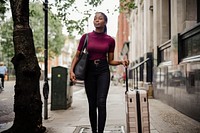 Tourist walking around in London, United Kingdom