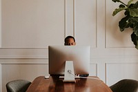 Businessman using a computer in the office