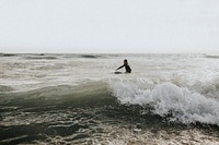 Man surfing at the beach