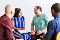 People meeting in a support group