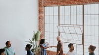 Diverse people in a business meeting