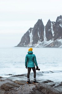 Photographer at the Devil's teeth in Norway 