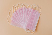 Pink surgical mask collection 
